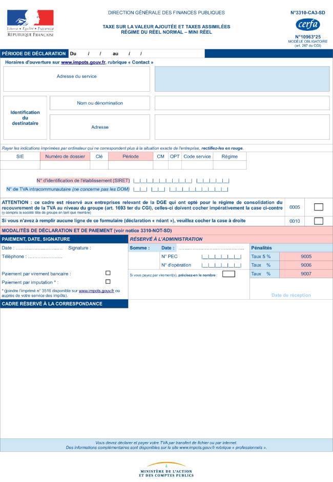 déclaration TVA Allemagne 1